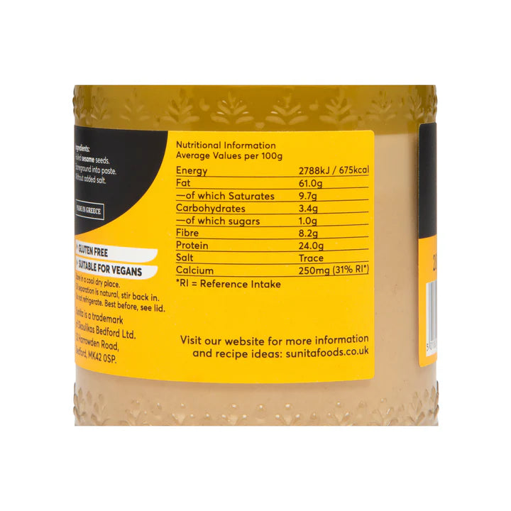 Sunita | Light Tahini - 280g
